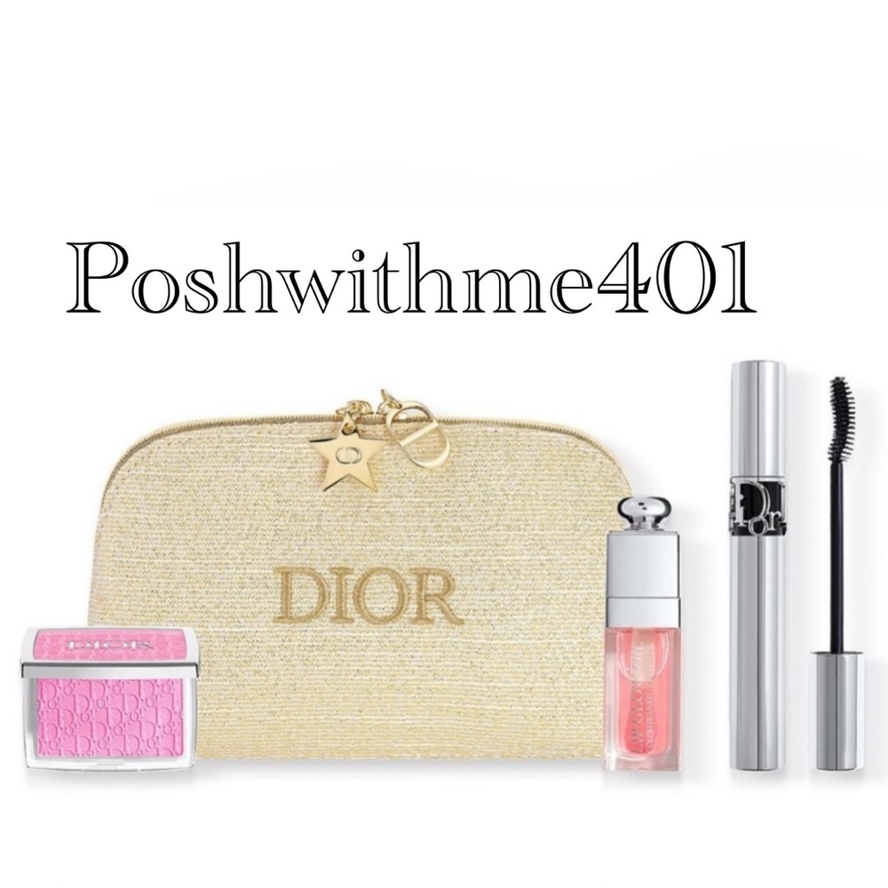 New in Box CHRISTIAN DIOR 4-Pc. Full size
Limited-Edition Volume & Glow Holiday